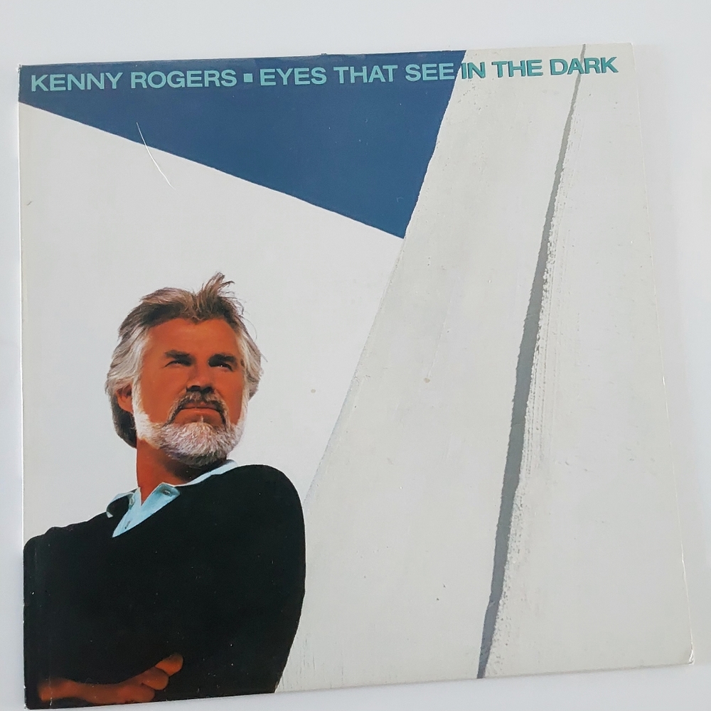 Kenny Rogers Eyes That See in the Dark Record 1983 NM Vinyl RCA Country Pop